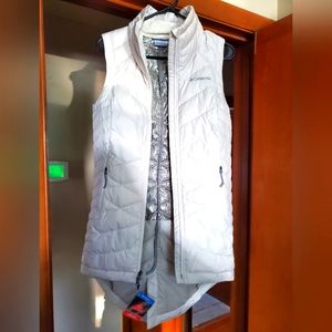 Columbia, XS, White Long Vest
